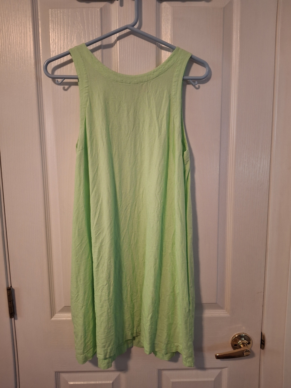 a new day Lime Green Sleeveless A-Line Mini Dress